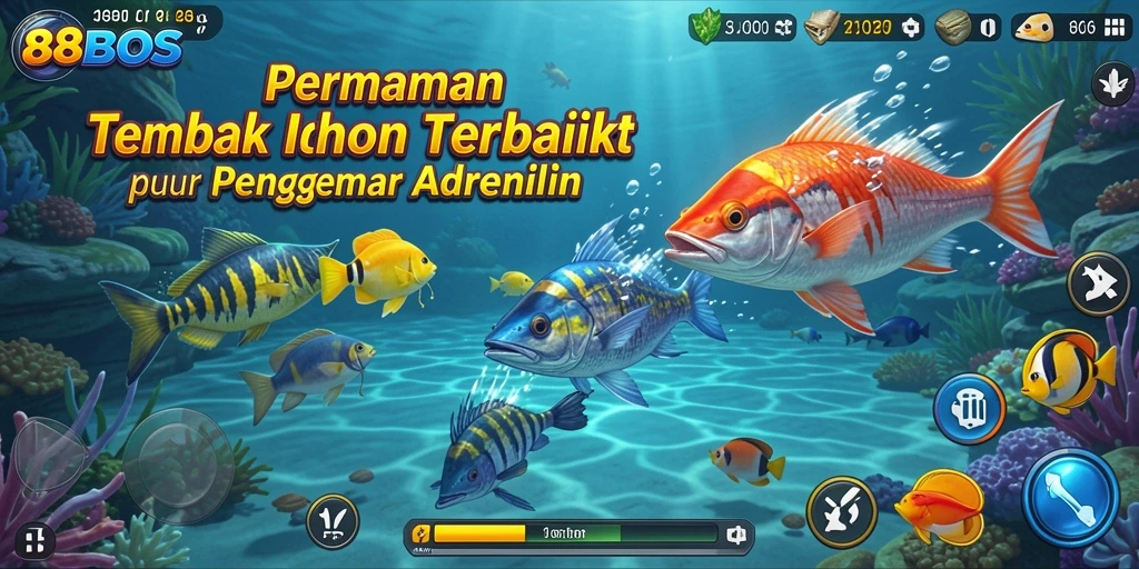 Gameplay seru Tembak Ikan di 88BOS dengan aksi yang mendebarkan.