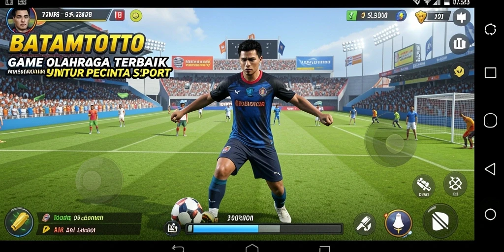 Screenshot gameplay BATAMTOTO menampilkan saat pertandingan seru.