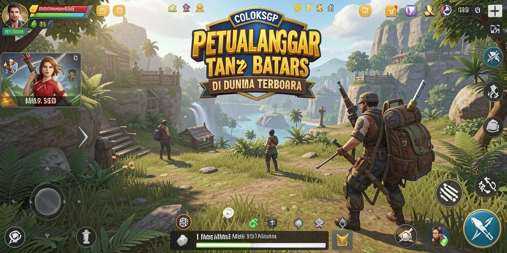 Gameplay COLOKSGP yang menampilkan eksplorasi dunia terbuka