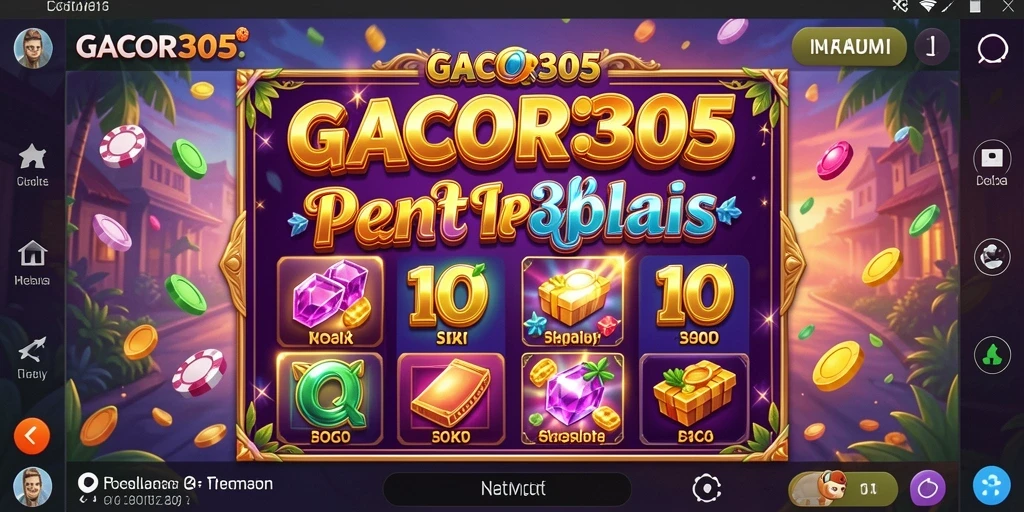 Tampilan gameplay menarik dari GACOR305 yang memikat para pemain Slot.