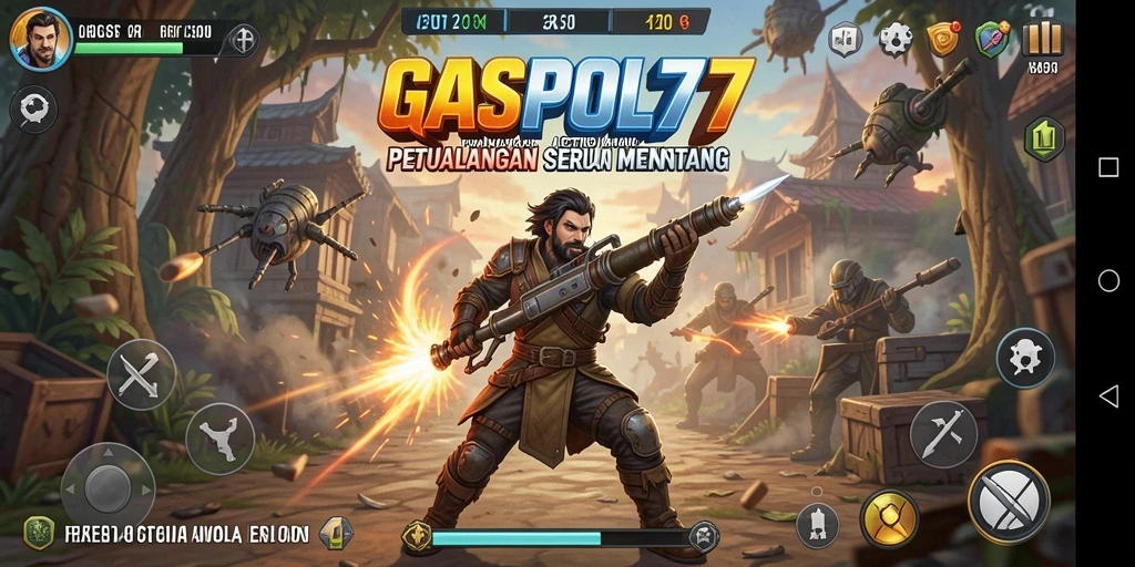 Tampilan gameplay GASPOL77 yang penuh aksi dan tantangan.