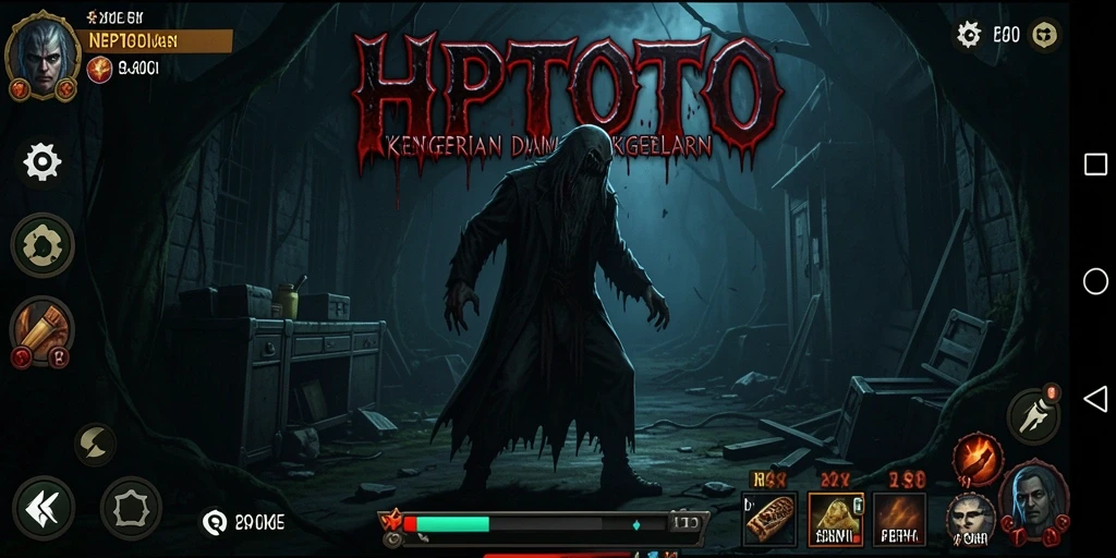 Gameplay HPTOTO yang menakutkan di tengah kegelapan.