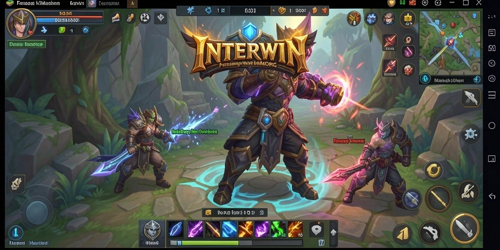 Screenshot INTERWIN menunjukkan grafis yang luar biasa dan gameplay mendalam.