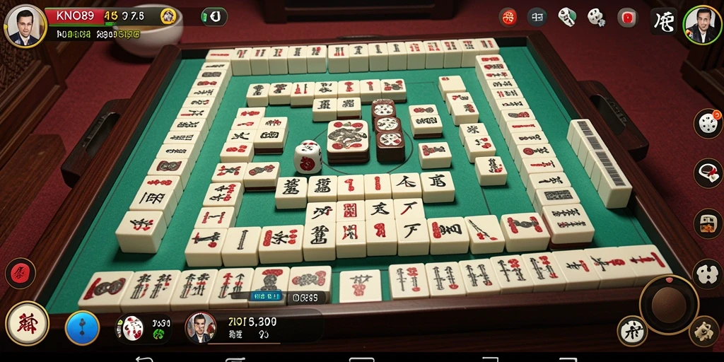 Screenshot gameplay KNO89 menampilkan aksi mencocokkan ubin Mahjong yang seru.