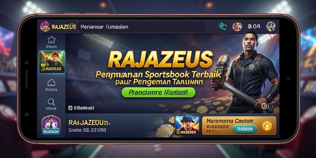 Tampilan gameplay RAJAZEUS yang interaktif dan menarik.