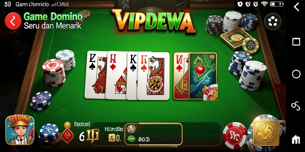 Tampilan gameplay seru dari VIPDEWA dengan grafis menarik.