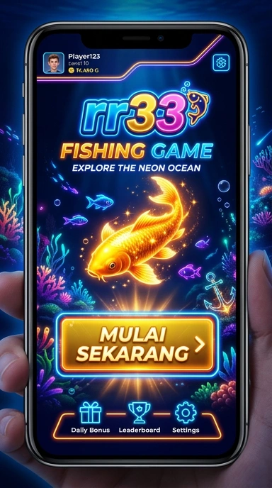 Tampilan antarmuka utama aplikasi rr33.